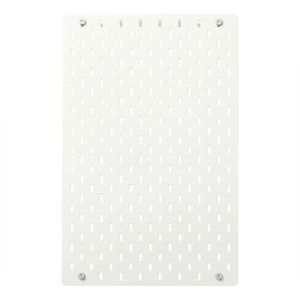 SKÅDIS 14 1/4x22 “ IKEA Pegboard with Tray & 2 Hooks